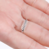 Anpro Set of 15 Ring Size Adjuster with 3 Sizes Clear Ring Sizer Resizer Fit for Loose Rings(2mm/3mm)
