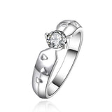 Luxury diamond Romantic Ring Engagement Rings Elegant Ring Fashion Woman jewelry luxury Gift Wedding Ring For Man and woman