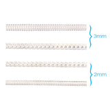 KUUQA 20Pcs Ring Size Adjuster Clear Ring Sizer for Loose Rings (2mm/ 3mm)