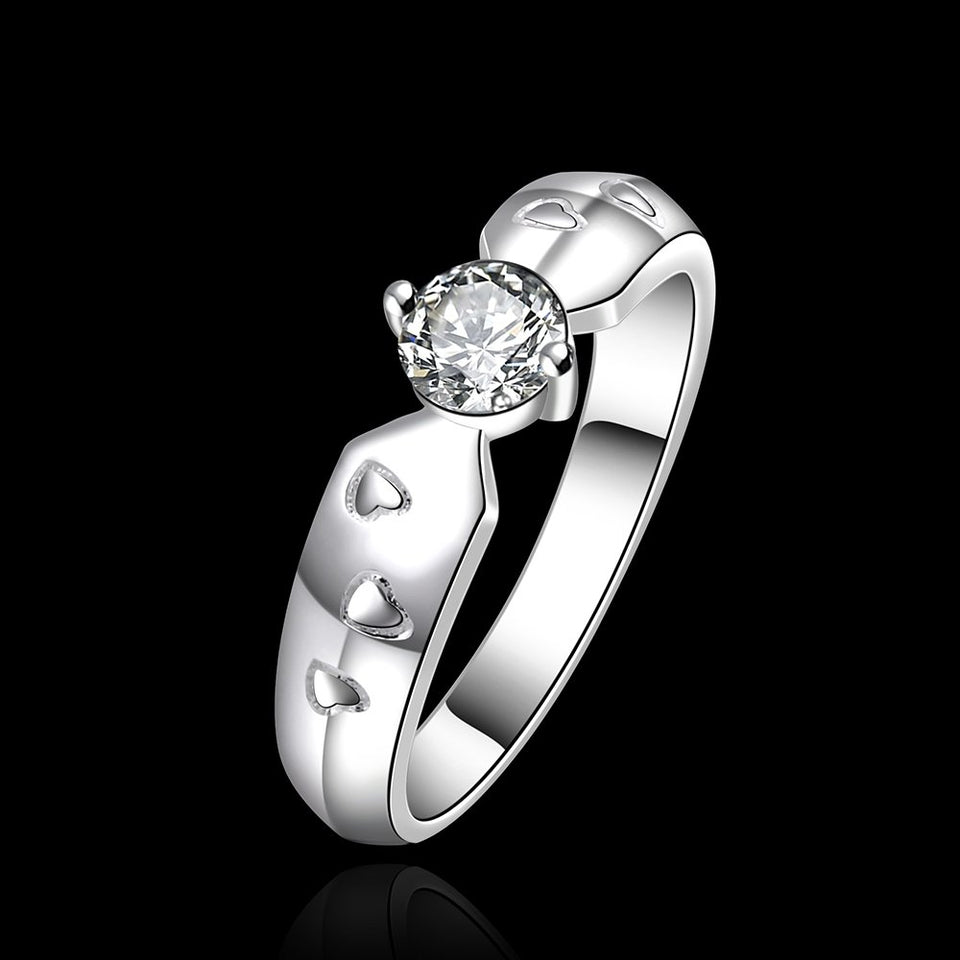 Luxury diamond Romantic Ring Engagement Rings Elegant Ring Fashion Woman jewelry luxury Gift Wedding Ring For Man and woman