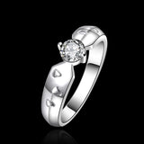 Luxury diamond Romantic Ring Engagement Rings Elegant Ring Fashion Woman jewelry luxury Gift Wedding Ring For Man and woman