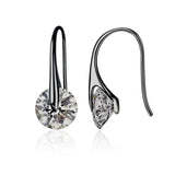 MESTIGE Eclipse Drop Dangle Earrings in Hematite with Crystals from Swarovski®, Gift
