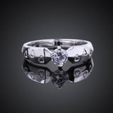 Luxury diamond Romantic Ring Engagement Rings Elegant Ring Fashion Woman jewelry luxury Gift Wedding Ring For Man and woman