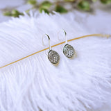 Twenty Plus Round Dazzling Droplets Earrings With Clear CZ