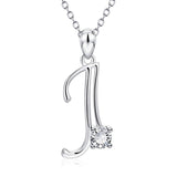 YFN Initial Necklace 925 Sterling Silver Letters 26 Alphabet Pendant Necklace