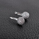 Twenty Plus Round Dazzling Droplets Earrings With Clear CZ