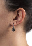MESTIGE Eclipse Drop Dangle Earrings in Hematite with Crystals from Swarovski®, Gift