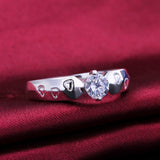 Luxury diamond Romantic Ring Engagement Rings Elegant Ring Fashion Woman jewelry luxury Gift Wedding Ring For Man and woman