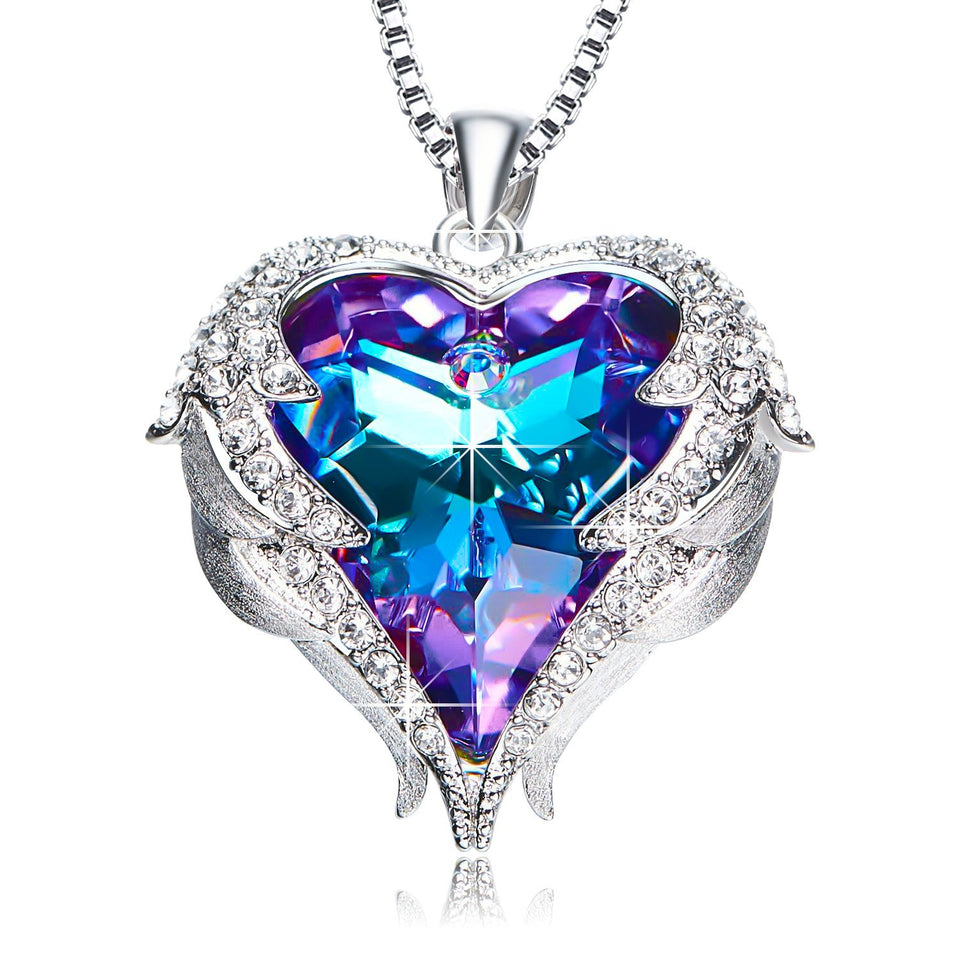 EleShow Love Heart Pendant Necklaces Gifts Jewelry Women